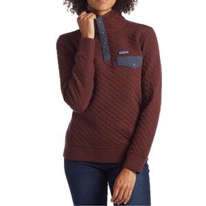 Patagonia quilted quarter button down